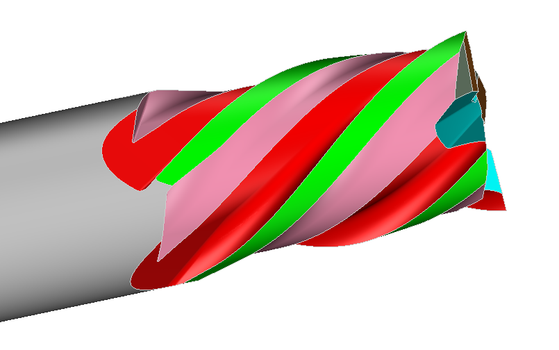 Tool Geometry Cut and Spiral